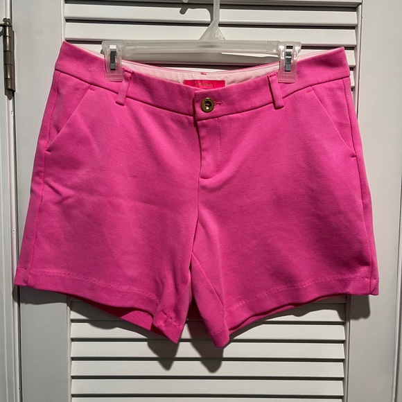 LILLY PULITZER Jayne knit short in Prosecco Pink, Size 10 - Picture 1 of 5